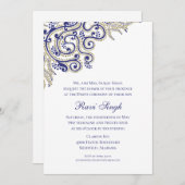 Dhoti Ceremony Kaart (Voorkant / Achterkant)