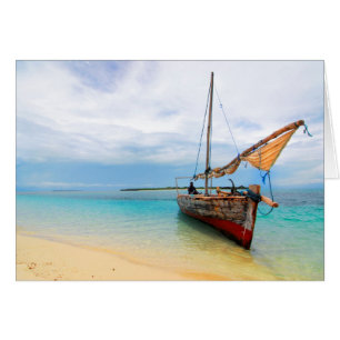 Dhow traditionnel, Zanzibar, Tanzanie