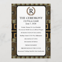 Dhr. en Mevr. Formeel Klassiek Griekse Sleutel van Programma