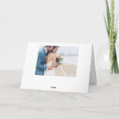 Dhr. en Mevrouw Bruiloft Bedankt (Achterkant)