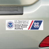 DHS - Bumpersticker van de kustwacht (Op auto)