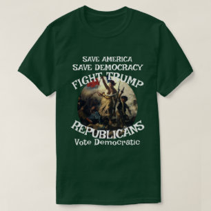 DHS FBI CBP Amerikaanse Politieke Verkiezing Stem T-shirt