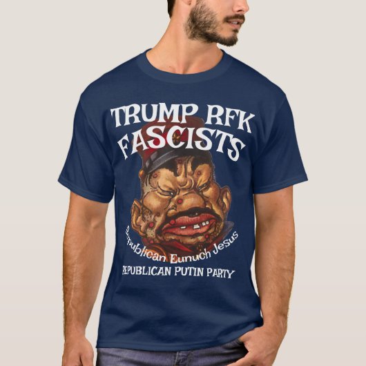 DHS FBI CBP TRUMP REPUBLIKEINSE PARTIJ VS AMERIKA T-SHIRT (Voorkant)