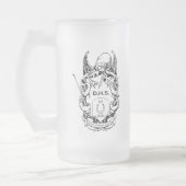 DHS Frosted Stein Matglas Bierpul (Links)