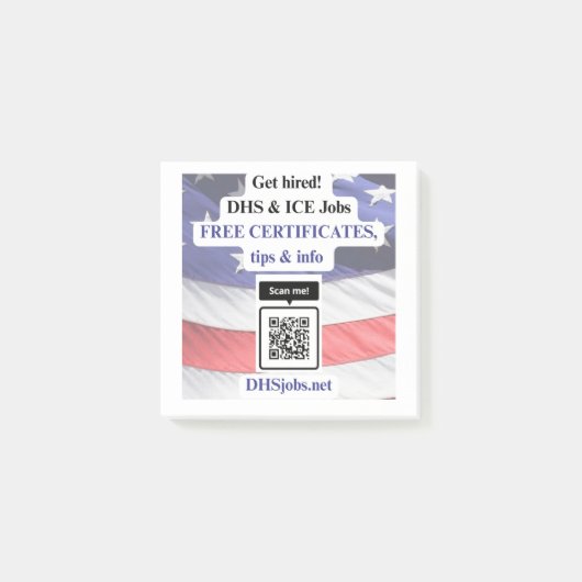 DHS & ICE banen Post-its Post-it® Notes (Voorkant)