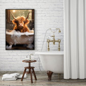 d'humoristiques affiches de vache des hautes terre