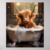 d'humoristiques affiches de vache des hautes terre (Devant)