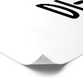 Di-neus-saur Grappige Dinosaurus Pun Poster (Hoek)