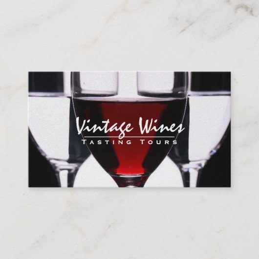 Di Vino | Vintage Visitekaartje (Voorkant)