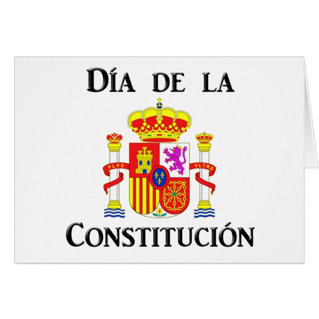 Día de la Constitución - Spanje (Voorkant Horizontaal)