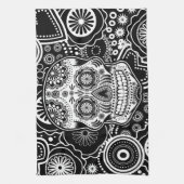 Dia De Los Muertes Sugar Skull Theedoek (Verticaal)