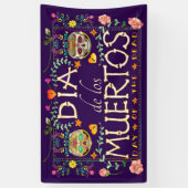 Dia de los Muerto Jour de la bannière morte (Vertical)