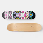 Dia de los Muerto Sugar skull Skateboard (Horizontaal)