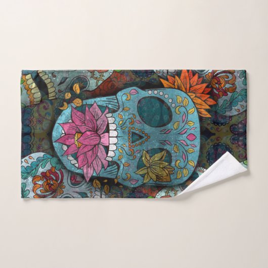 Dia De Los Muertos (Serviette à main)