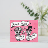 Dia de los Muertos, Amor Eterno Briefkaart (Staand voorkant)