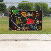 DIA DE LOS MUERTOS Banner MET GROMMETS (Insitu)