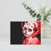 dia de los muertos briefkaart (Staand voorkant)