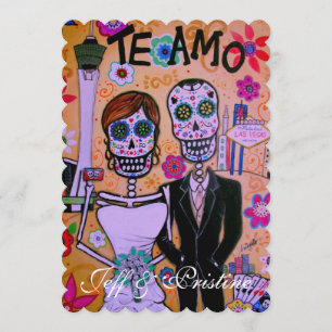 DIA DE LOS MUERTOS BRUILOFT IN LAS VEGAS KAART