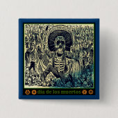 Dia de los muertos Button (Voorkant)