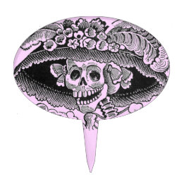 Dia De Los Muertos Cake Topper