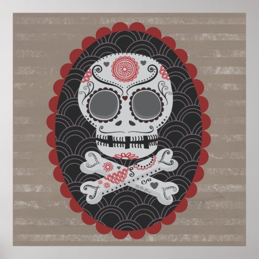 Día de los Muertos calaveras Poster (Voorkant)