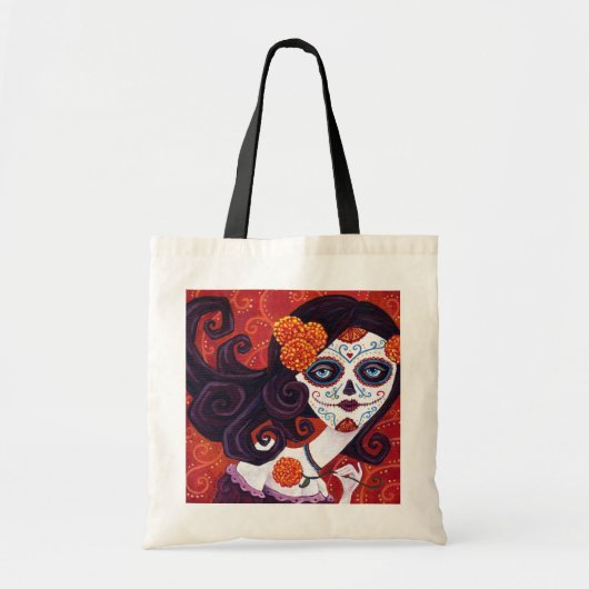 Día de los Muertos Canvas Bag Tote Bag (Voorkant)