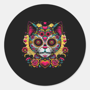 Dia de los Muertos Cinco de Mayo s Ronde Sticker