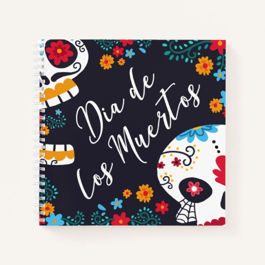 Dia de los Muertos coloré | Carnet (Devant)