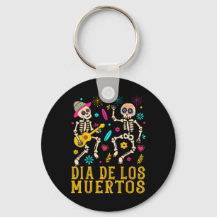 Dia de los Muertos Costume Day of the Dead Skeleto Sleutelhanger