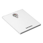 Dia de Los Muertos, Crâne à sucre, Bloc-notes pers (Incliné)