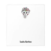 Dia de Los Muertos, Crâne à sucre, Bloc-notes pers (Devant)