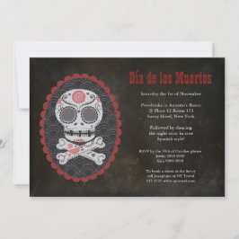 Dia De Los Muertos Dag van de Dode Partij nodigt u Kaart