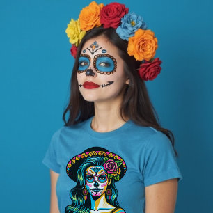 Día de los Muertos Dag van de Dode Traditie T-shirt
