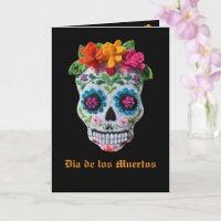 Dia de Los Muertos Dag van de Doden Borduurwerk Sc