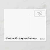 "Dia de Los Muertos" (Dag van de doden) Briefkaart (Achterkant)