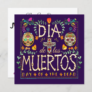 Dia De Los Muertos - Dag van de dood Kaart