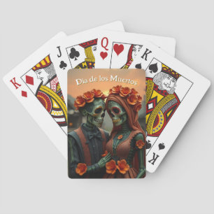 Dia de los Muertos Dag van de dood Pokerkaarten