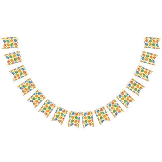 Dia De Los Muertos Dag van de dood. Suikerhuid. Vlaggetjes (Alle)