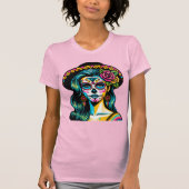 Día de los Muertos Dag van het Dode Shirt (Voorkant)