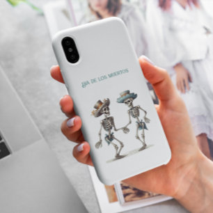 Dia de los Muertos dansende skeletten aanpasbaar iPhone 11 Hoesje