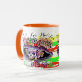 Dia de Los Muertos Day de la tasse morte de (Devant gauche)