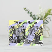 Dia de Los Muertos Day des invitations mortes (Debout devant)