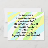 Dia de Los Muertos Day des invitations mortes (Dos)