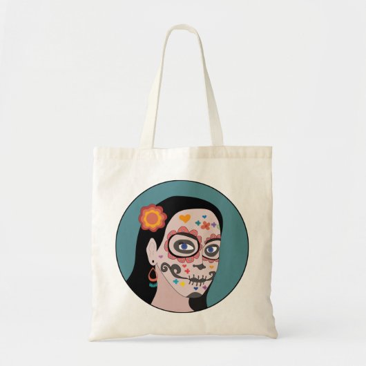 Día de Los Muertos Day of the Dead Tote Bag (Voorkant)