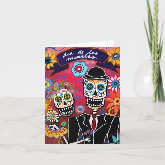 DIA DE LOS MUERTOS DE KAART VAN HET HUWELIJK (Voorkant)