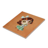 Dia de Los Muertos Doll Tegeltje (Zijkant)