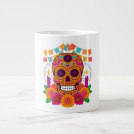 Dia de los Muertos Extra Grote Beker