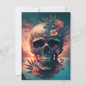 Dia de los Muertos  Feestdagenkaart (Voorkant)