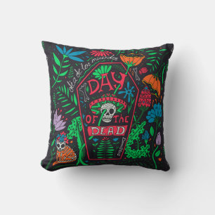 Dia de los Muertos: Feestelijke Kaart Set Kussen