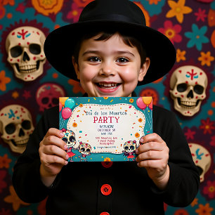 💀 Dia de los Muertos Fiesta om te onthouden Kaart